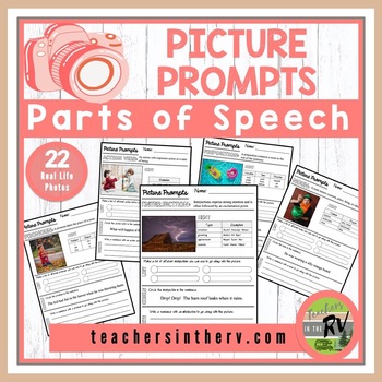 Preview of Picture Prompts | Worksheets | Parts of Speech