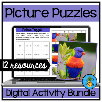 Preview of Picture Puzzle Digital Activity Bundle