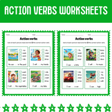 Picture-Read-Tick: Interactive Action Verb Identification 