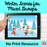 Picture Scenes for Mixed Group Speech Therapy NO PRINT Dig