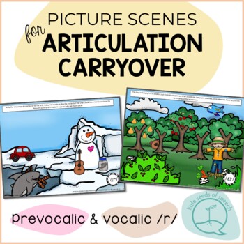 Preview of R & R Vowels - Picture Scenes for Targeting Speech Sounds in Conversations