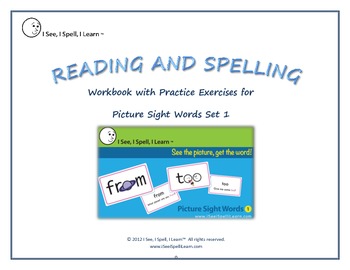 Preview of Picture Sight Words™ eWorkbook - by I See, I Spell, I Learn®