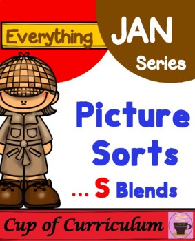 Preview of Picture Sorts S-Blends