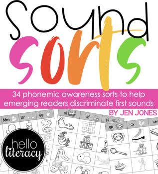 Preview of Picture Sound Sorts for Phonemic Awareness (Phoneme Isolation of Initial Sound)