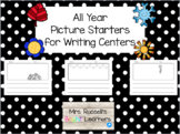 Picture Starters for Writing Centers All Year BUNDLE