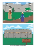 Picture Story Sequence of Jericho from Bible Home school M