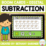 Picture Subtraction Within 20 Boom Cards - Distance Learni