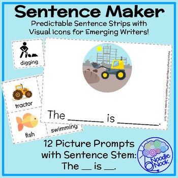 Preview of Picture Supported Sentence Maker for LIFE Skills students