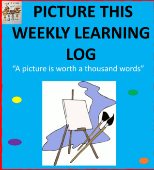 Preview of Picture This Weekly Learning Log