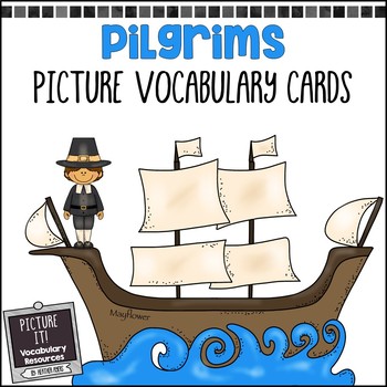 Preview of Picture Vocabulary Cards - Pilgrims 
