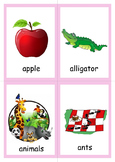 A-Z Picture Vocabulary Cards That Goes With Large A-Z Flashcards