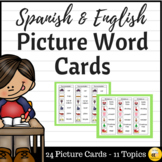 Picture Word Cards (Spanish & English)