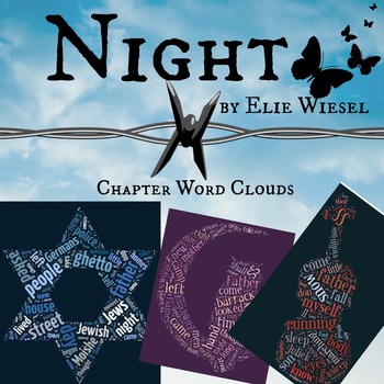 Picture Word Clouds for each chapter of Night by Elie Wiesel by mskcpotter