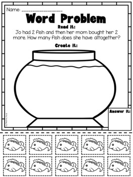 picture word problems printable worksheets addition subtraction
