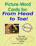 Picture-Word Vocabulary Cards for Eric Carle's From Head to Toe