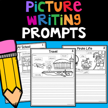 Preview of Picture Writing Prompt Worksheets
