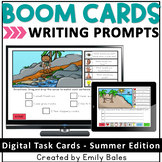 Picture Writing Prompts BOOM CARDS™  for Summer