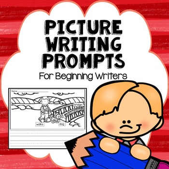 Preview of Kindergarten Picture Writing Prompts