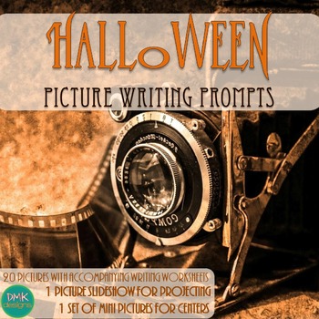 Preview of Picture Writing Prompts Halloween