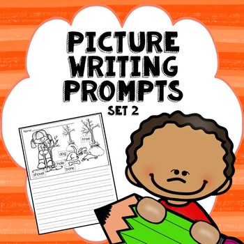 Preview of Labeled Picture Writing Prompts- Set 2