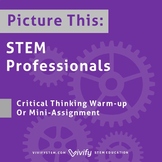Picture a STEM Professional Critical Thinking Worksheet