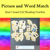 Phonetic Picture and Word Matching Activity: Montessori CV