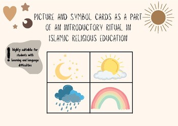 Preview of Picture and symbol cards for islamic religious education