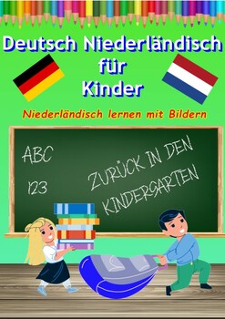 Preview of Picture dictionary German Dutch, dual language dictionary with workbook