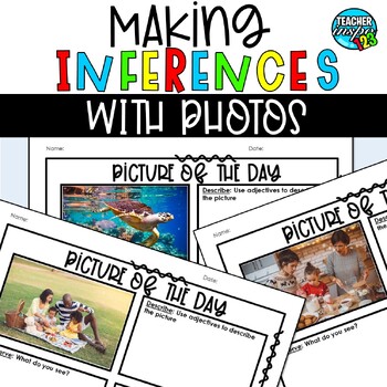 Preview of Making Inferences with Pictures - Inferring Graphic Organizers