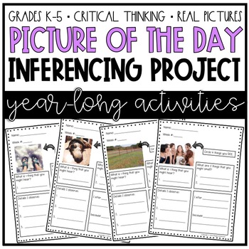 Preview of Picture of the Day (Making Weekly Inferences About Everyday Pictures)-Year-Long!