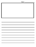 Paper with Picture Box for Writing