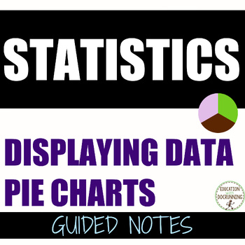 Preview of Pie Chart Notes Descriptive statistics AP Statistics