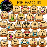 Pie Emoji Faces (Thanksgiving Clipart)
