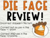 Pie Face Review Game