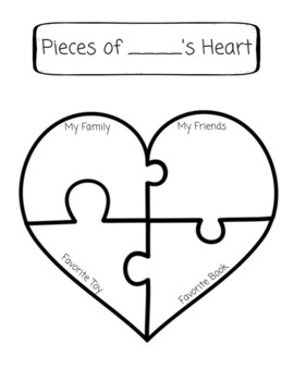 Pieces of the Heart Puzzle Activity by Semperviren Heights | TpT