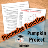 Piecewise Function Pumpkin Project
