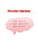 THE PIECEWISE-DEFINED FUNCTIONS