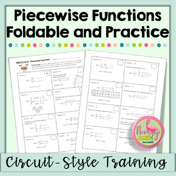 Preview of Piecewise Functions Circuit-Training Activity