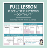 Piecewise Functions + Continuity FULL LESSON