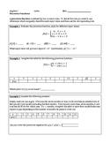 Piecewise Functions Guided Notes AND Assignment (algebra)