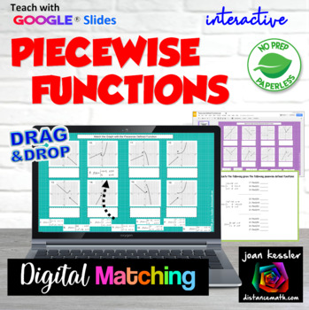 Preview of Piecewise Functions Digital Activities