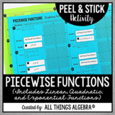 Piecewise Functions | Peel & Stick Activity