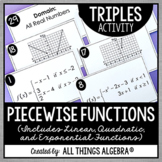 Piecewise Functions | Triples Activity