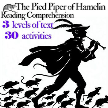 Preview of Pied Piper of Hamelin Reading Worksheets