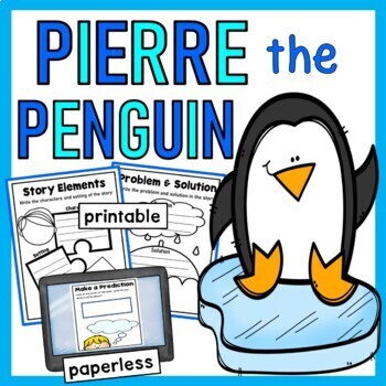 Preview of Pierre the Penguin Book Study - Distance Learning - New!!