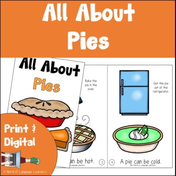 Preview of Pies Emergent Reader and Decodable Book | Print and Digital
