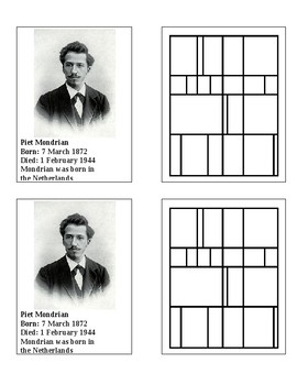 Preview of Piet Mondrian - Create Like the Artist (Art Booklet)