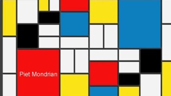 Piet Mondrian Elementary Art Lesson by Hope Bruns | TPT