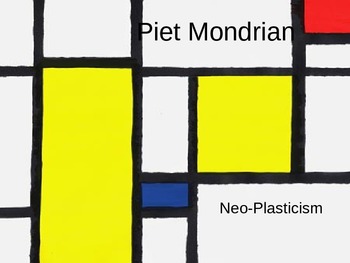 Preview of Piet Mondrian PowerPoint