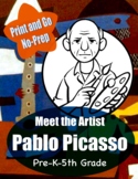 Pablo Picasso Printable | Meet the Artist Worksheet | Hist